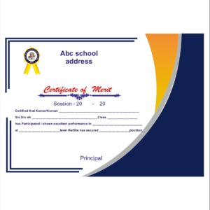 Certificate 2 printing A4 size 300 gsm