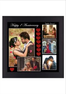 Birthday Special Collection  Customized Collage Photo Frames with Photo  Photo Upload Gift For Couple