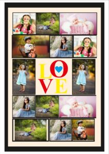 Art Street Personalised & Customized collage  Photo frame (Copy) Personalized Design Best for gift