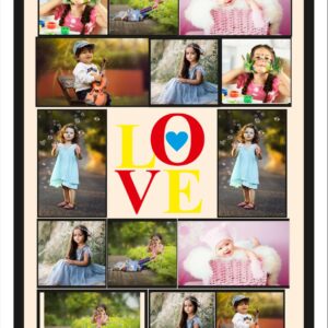 Art Street Personalised & Customized collage Photo frame (Copy) Personalized Design Best for gift