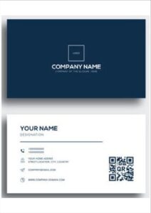 Customized Visiting card  Both side
